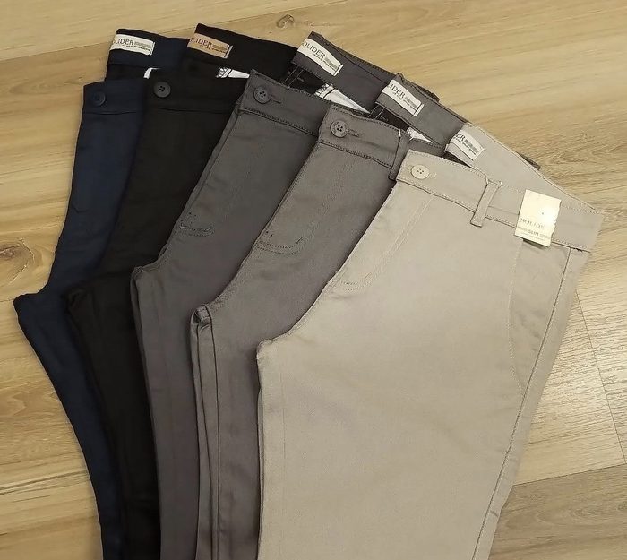 Calça Sarja Social Masculina Esporte Fino Com Elastano