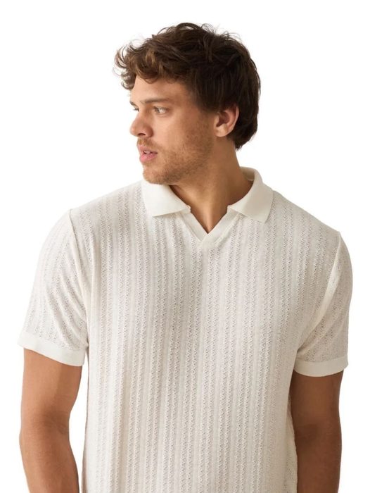 Camisa Gola Polo Tricot Masculina Texturizada Turim Opus