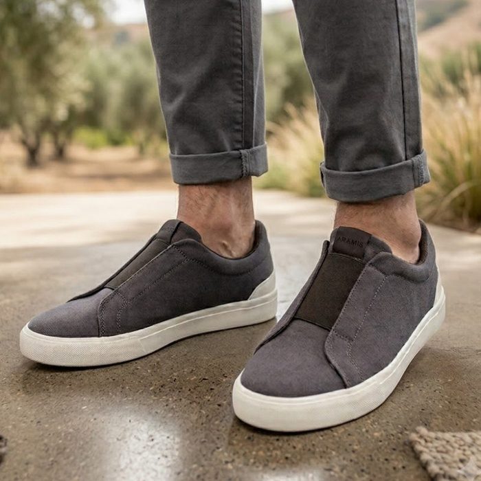 Tênis Aramis Easy Shadow Marrom Masculino Casual Slip On