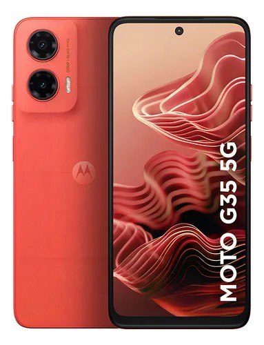 Motorola Moto G35 5G 256GB 12GB 4GB RAM + 8GB RAM Boost Coral Vegan Leather