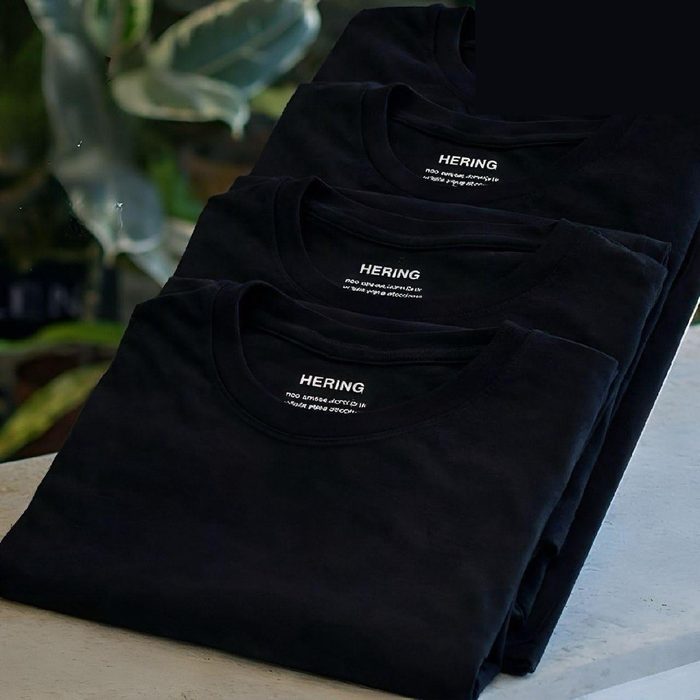 Kit 5 Camisetas Hering Masculina Basica Original Algodão