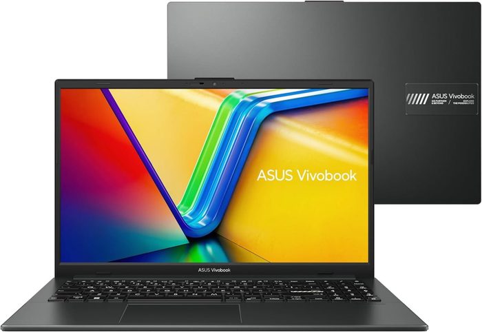Notebook ASUS VivoBook Go 15, AMD RYZEN 5 7520U, 8GB, 256GB SSD, KeepOS, Tela 15,6" FHD