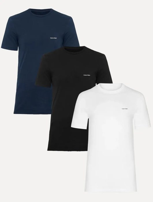 🛒 Kit 3 Camisetas Calvin Klein