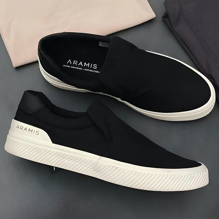 Tênis Aramis Daily Slip Canvas Preto 40 a 42