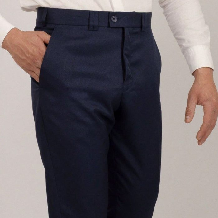 Calça Social Alfaiataria Masculina Malha Elastano Stretch