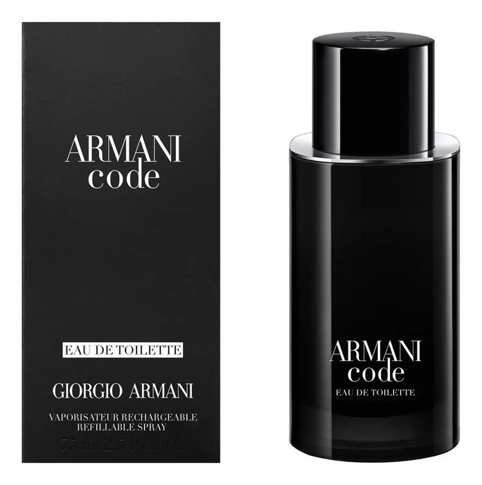 🛒 Perfume Masculino Armani Code Eau De Toilette Refilável, 125ml