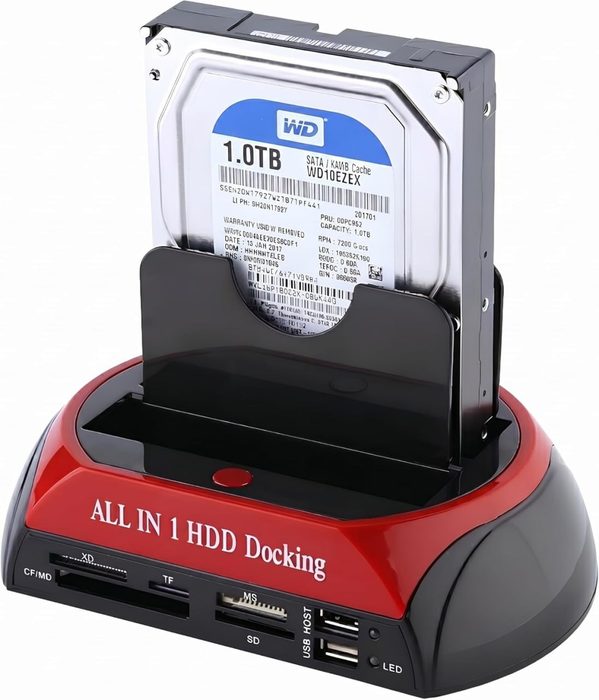 Case Hd Externo Dock Station Notebook Sata E Ide 2,5 E 3,5 Case para hd