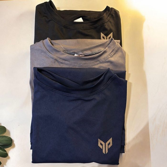 Kit 3 Camisetas Térmicas Masculina Segunda Pele Camisa Uv50
