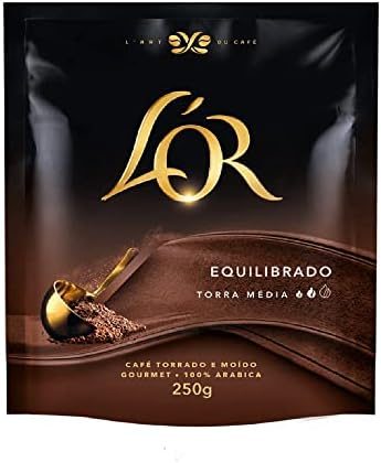 L'OR Café Torrado E Moído Equilibrado Torras 100% Arábica L'Or Sachê 250 G