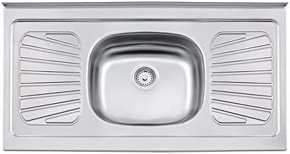 Pia de Apoio Tramontina New Raggi 40 em Aço Inox 105x52 cm