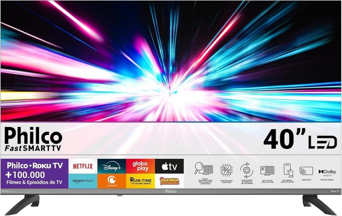 TV Philco P40CRA 40" Roku TV