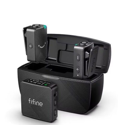 Microfone Lavalier Sem Fio FIFINE M9