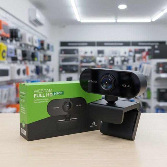 Webcam Camera Full Hd Zoom 1080p 360 Graus Videoconferencia Streamcam Web Cam Entrada Usb 2.0 Com Microfone- GoodVision