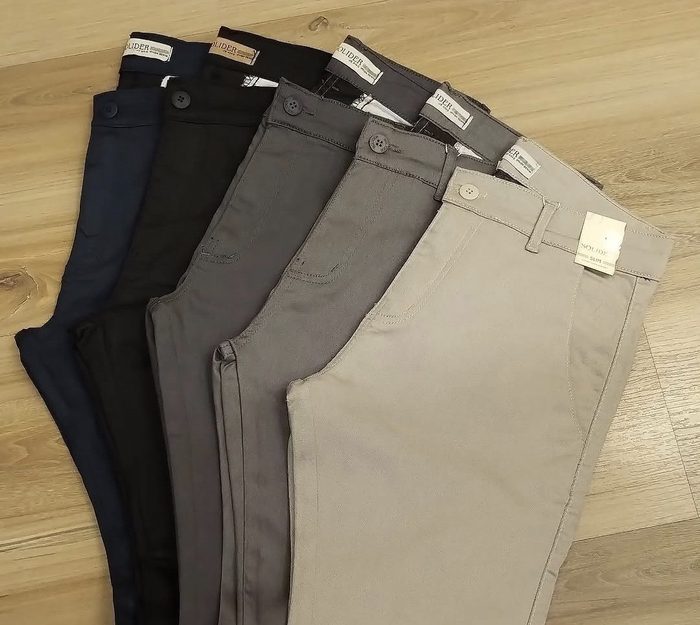 Calça Sarja Masculina Bolso Faca E Embutido Esporte Fino