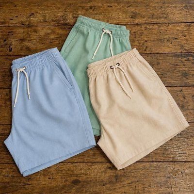 Kit 3 Shorts Masculino Bermuda Linho Verão Envio Imediato