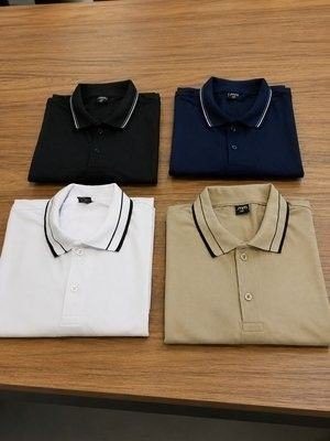 Kit 4 Camisa Gola Polo Piquet Masculina Slim Casual Algodão
