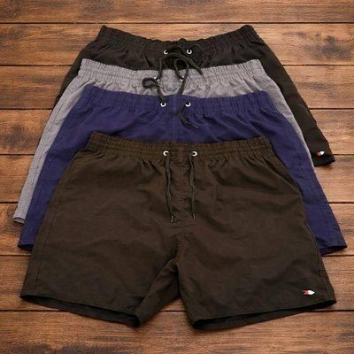 Kit 4 Bermuda Shorts Tactel Sandrini Elastano Academia Praia