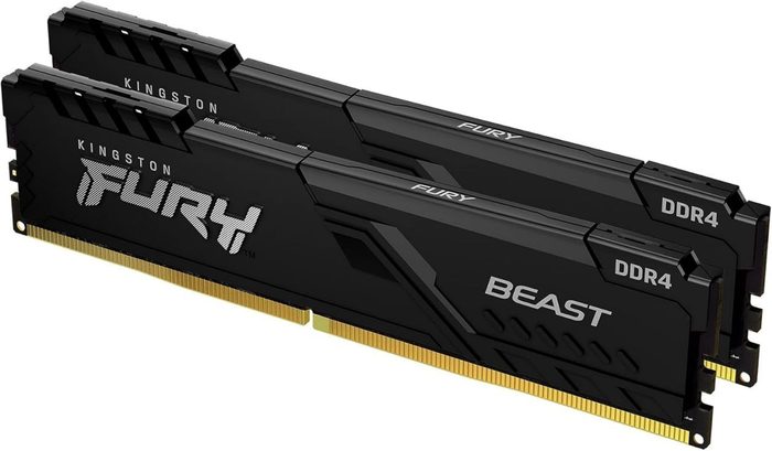 Memória RAM Kingston Fury Beast DDR4 2 x 8GB 16GB 3200MHz Desktop