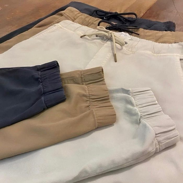 Calça Jogger Masculina Sarja E Jeans Com Lycra