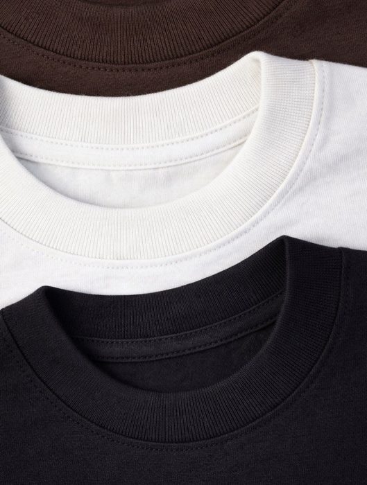Kit 4 Camisas Camiseta Básica Lisa 100% Algodão Premium 30.1