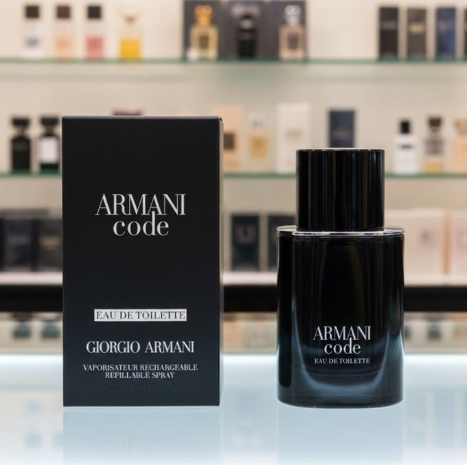 🛒Armani Beauty Perfume Masculino Armani Code Eau De Toilette, Refilável 50ml