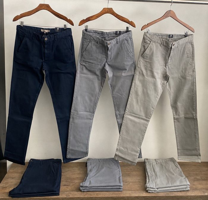 Calça Sarja Masculina Bolso Faca E Embutido Esporte Fino