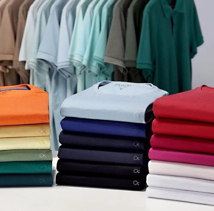 Camiseta Masculina Básica Slim Algodão - Várias Cores Ogochi
