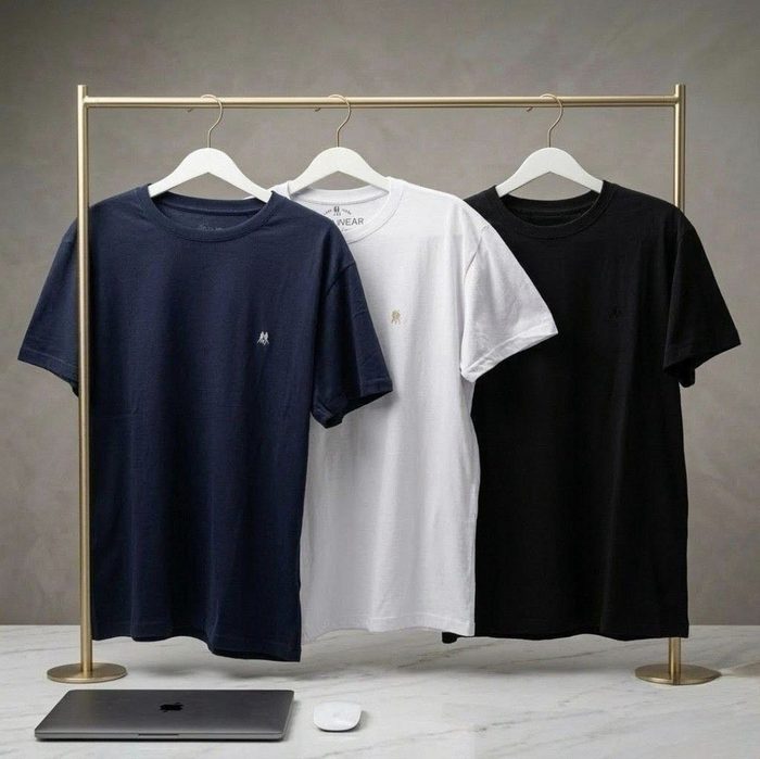Kit 3 Camisetas Masculinas Polo Wear Sortido 1 G Lisa