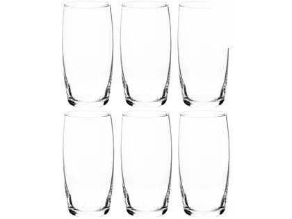Jogo de Copos de Vidro 300ml 6 Peças Nadir - Oca Long Drink