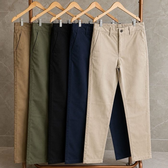 Calça Sarja Social Masculina Esporte Fino Com Elastano