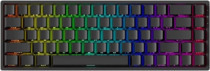 Teclado Magnético Gamer Akko Monsgeek Fun68 RGB Preto 8K Switch