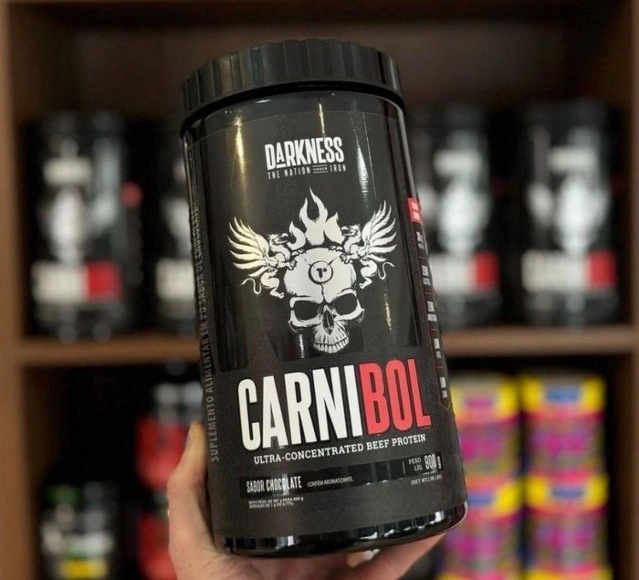 šWhey ProteĆna De Carne Carnibol Salted Caramel 900g Darkness Caramelo Salgado