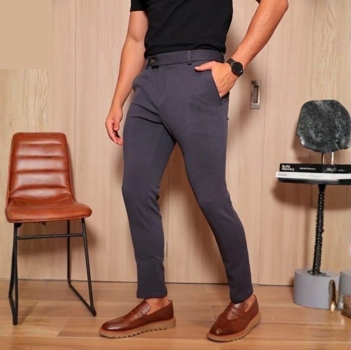 Calça Masculina Alfaiataria Tecnólogica Confort Lycra