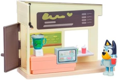Candide, Mini Conjunto de Brinquedo, Bluey, Acompanha Acessórios - Barraca de Suco