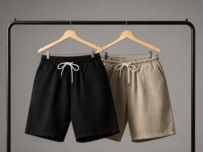 Kit 2 Shorts Linho Masculino Bermuda Mauricinho Premium