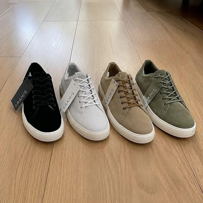 Tênis Masculino Aramis Couro Leve Casual Elegante Resistente