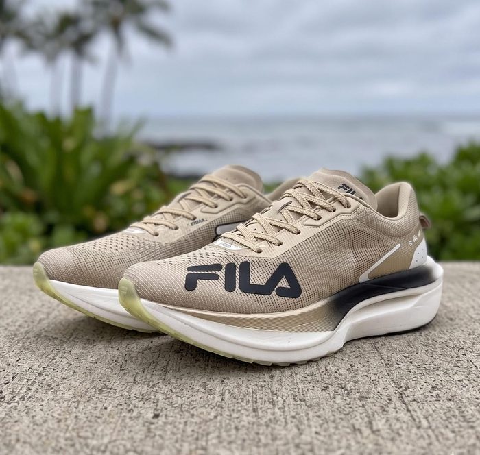 🛒Tênis Fila Racer Carbon 3 Masculino Performance Dourado