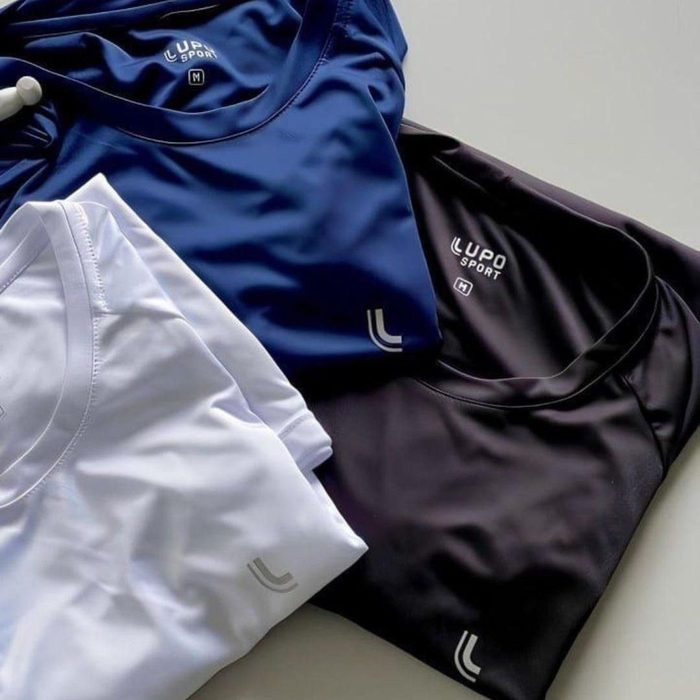 Kit 2 Camiseta Dry Fit Lupo Premium