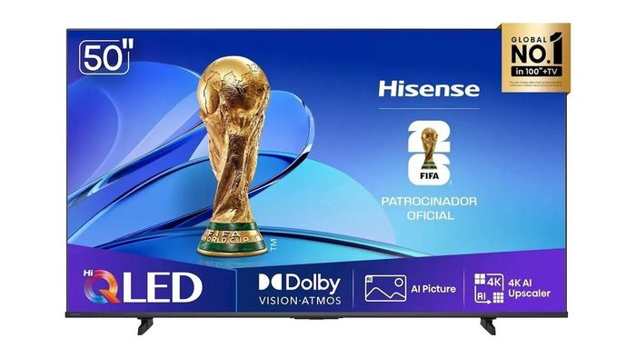 TV Hisense 50" 4K QLED