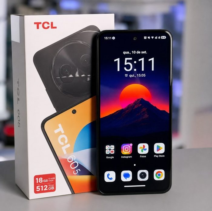 Smartphone TCL 512GB 108MP 18GB RAM 6.8" FHD+ Octa-Core 5.200mAh TCL 60