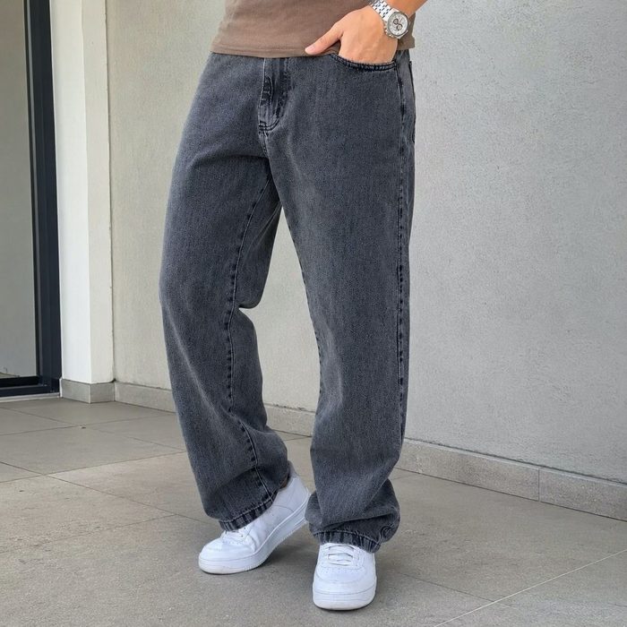 Calça Balão Calca Jeans Masculina Bag Boca Larga Streetwear
