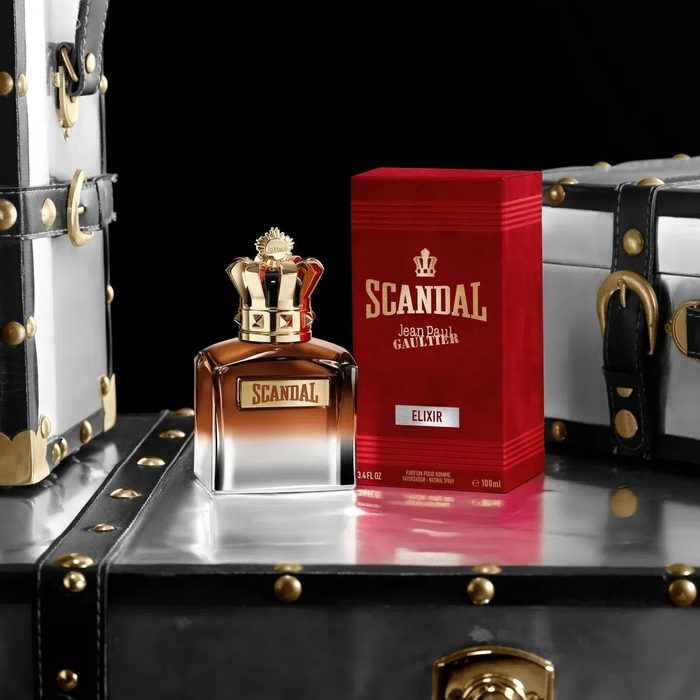🛒 Perfume Masculino Jean Paul Gaultier Scandal Elixir For Him 100ml Âmbar Frutado