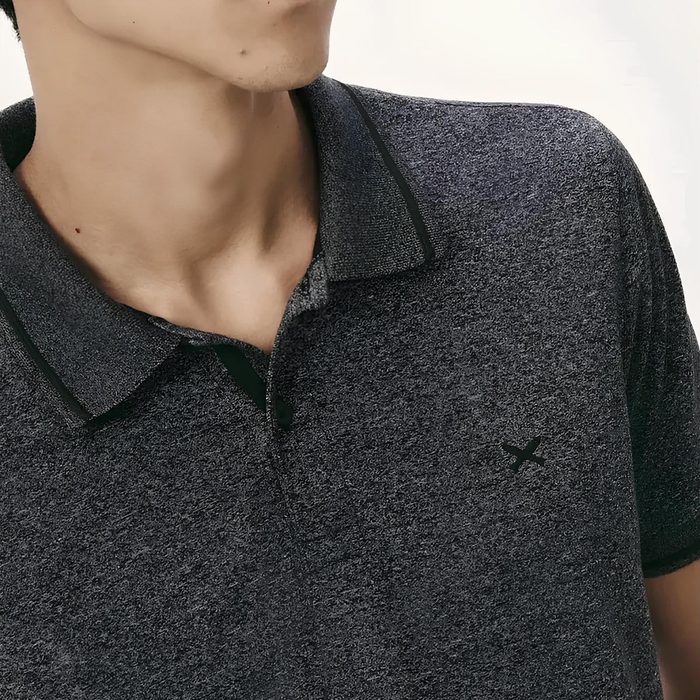 Camiseta Camisa Gola Polo Masculina Hering Malha Texturizada