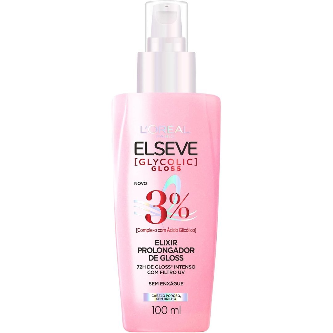sérum capilar l'oréal paris elseve glycolic gloss 100ml