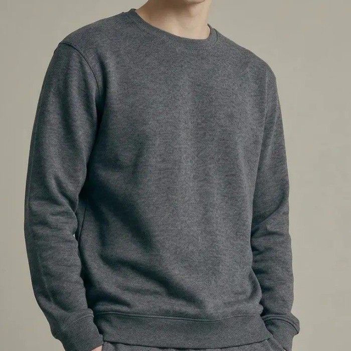 Moletom Masculino Leve Gola Careca Polo Wear Mescla Escuro M Mescla Escuro