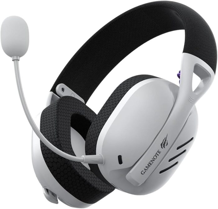 🎮 Headset Gamer Fuxi-H3 White Black, Com Fio e Sem Fio, Wireless 2,4GHz, Bluetooth, Cabo USB-C, Cabo 3,5mm. Surround, Baixa Latência, Quad-M