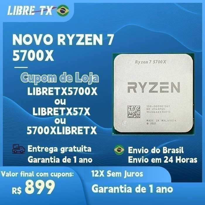 Processador Ryzen 7 5700X