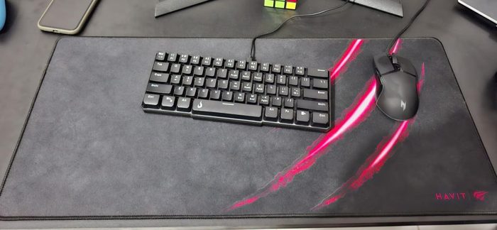 MousePad Havit Grande 70 X 30 Cm Gamer, Hv-MP861, Cor preta