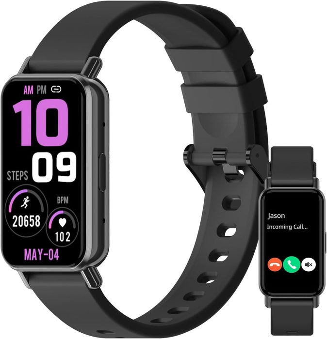 PEJE Band 1,1.45" TFT Tela, Smartwatchs,IP68 à Prova d‘Água,Relogio Smartwatch