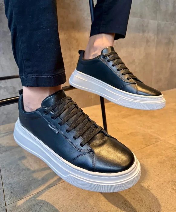 Sapato Masculino Casual Couro Legítimo Calce Fácil Macio 37 a 44